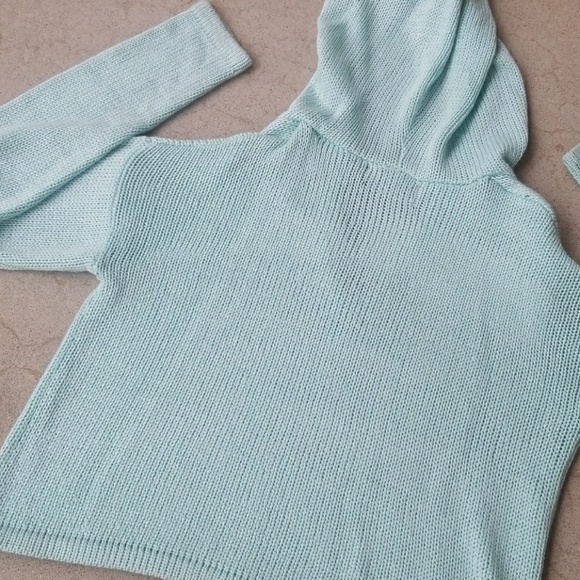 Mink Pink Aquatint knit cropped Hoodie - Picture 4 of 4
